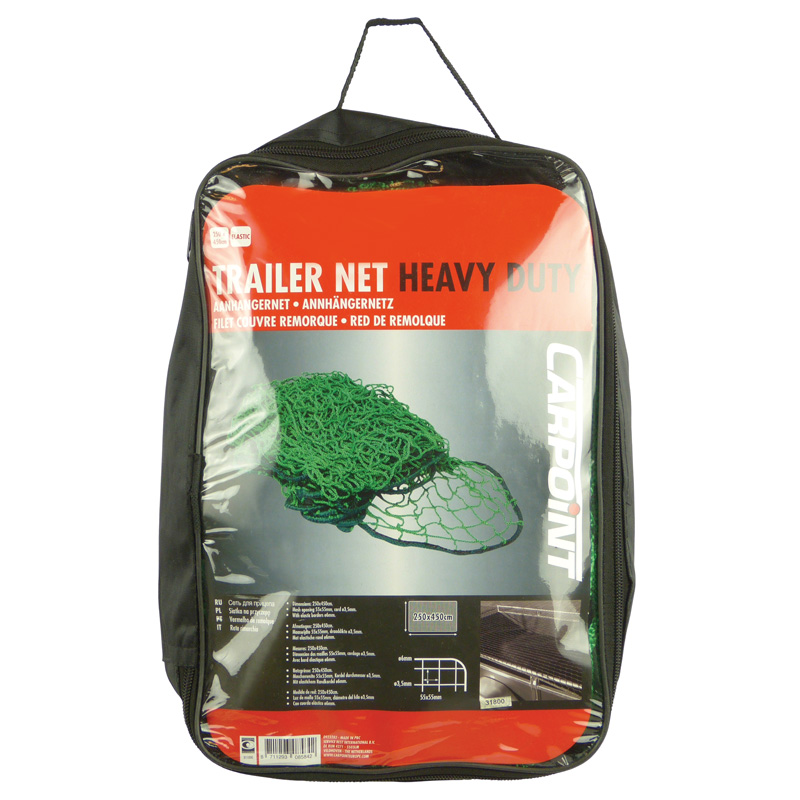 Carpoint Aanhangernet 250x450cm Elastische Rand