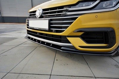 Voorspoiler V.3 Volkswagen Arteon Maxton Zwart Glans