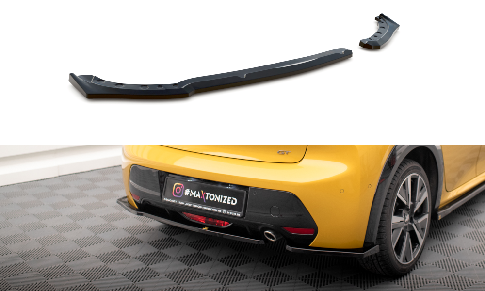 Diffuser Peugeot 208 GT Maxton Glans Zwart