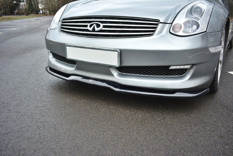 Voorspoiler Infiniti G35 Coupe V.1 Glanzend Zwart