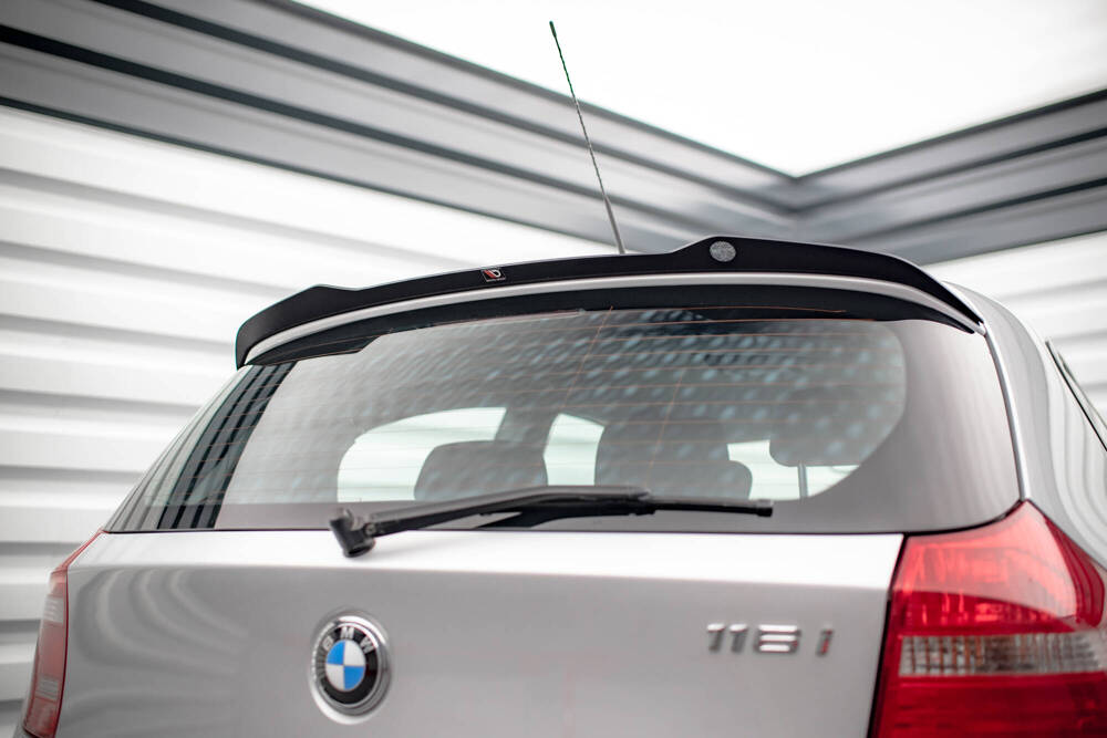 Spoiler V.2 BMW 1 Serie E87 FL Maxton Glans Zwart