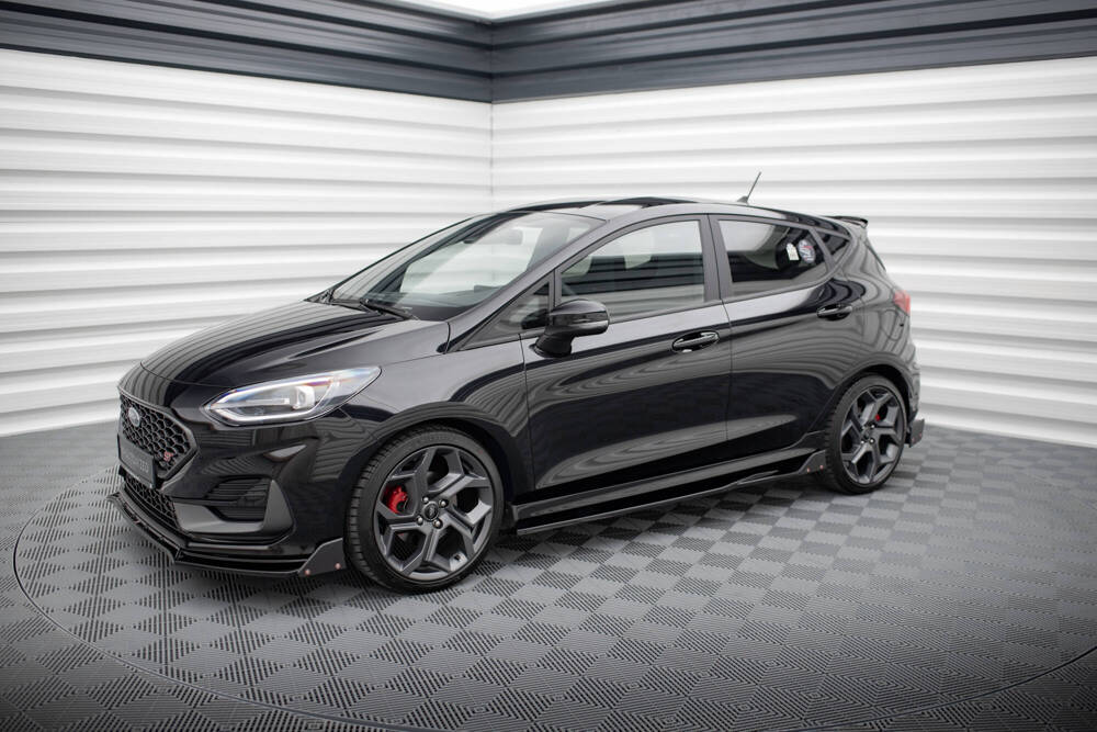 Bodykit Ford Fiesta ST Mk8 Facelift Maxton Glanzend zwart