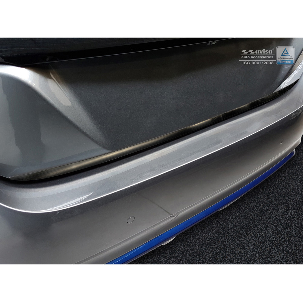 Zwart RVS Kofferbaksierlijst  Nissan Leaf II 2017-