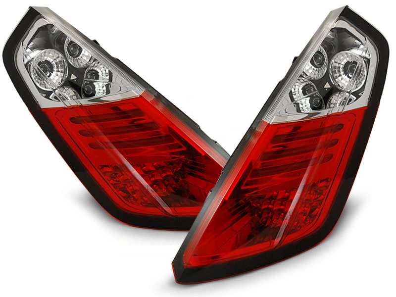 Luces traseras Fiat Grande Punto 05-.. LED rojo/blanco
