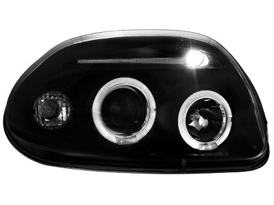 Faros Angel Eyes Renault Clio B 9.98-5.01 negro