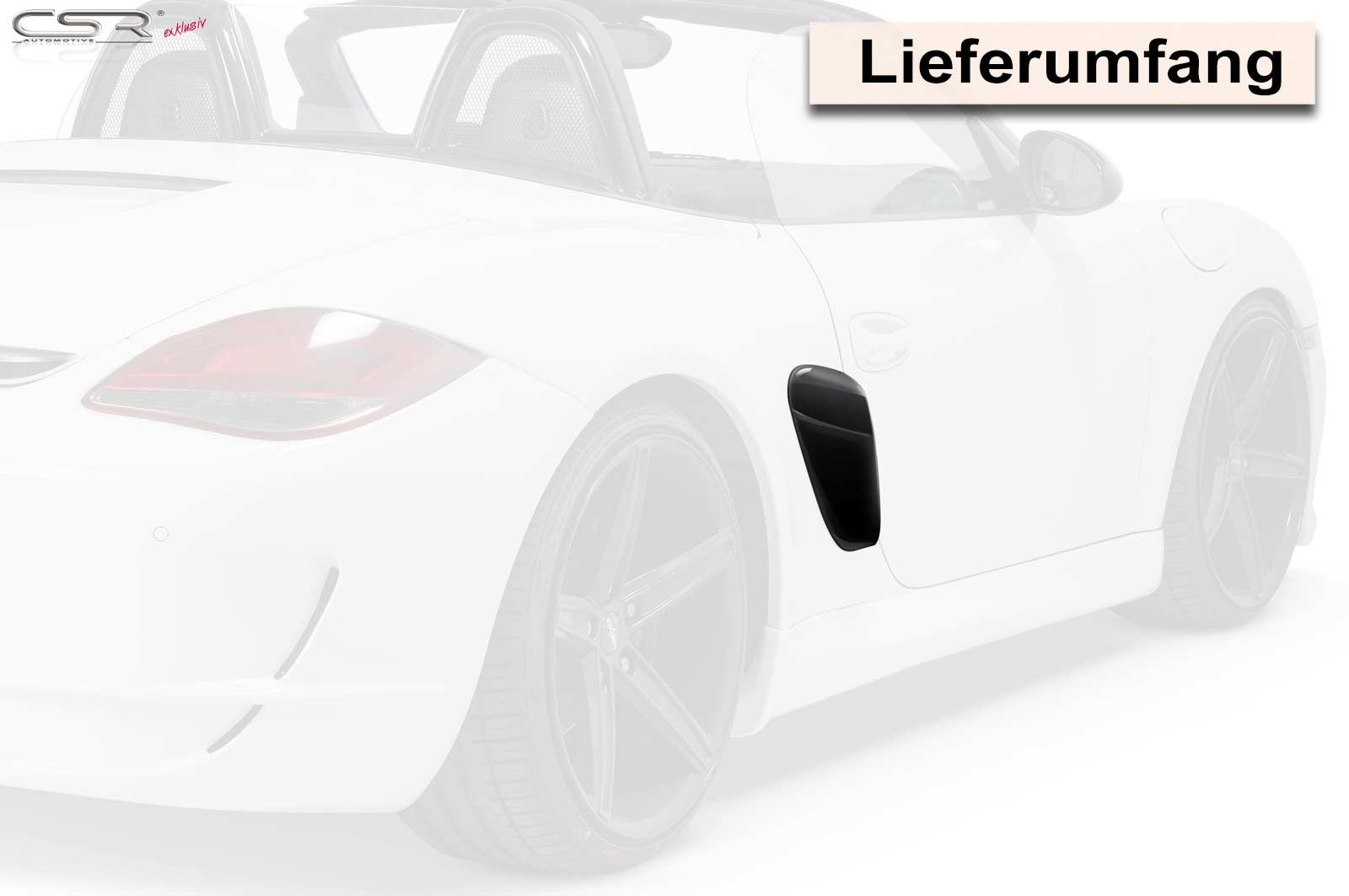 Airintakes Porsche Boxster 987 / Cayman 987