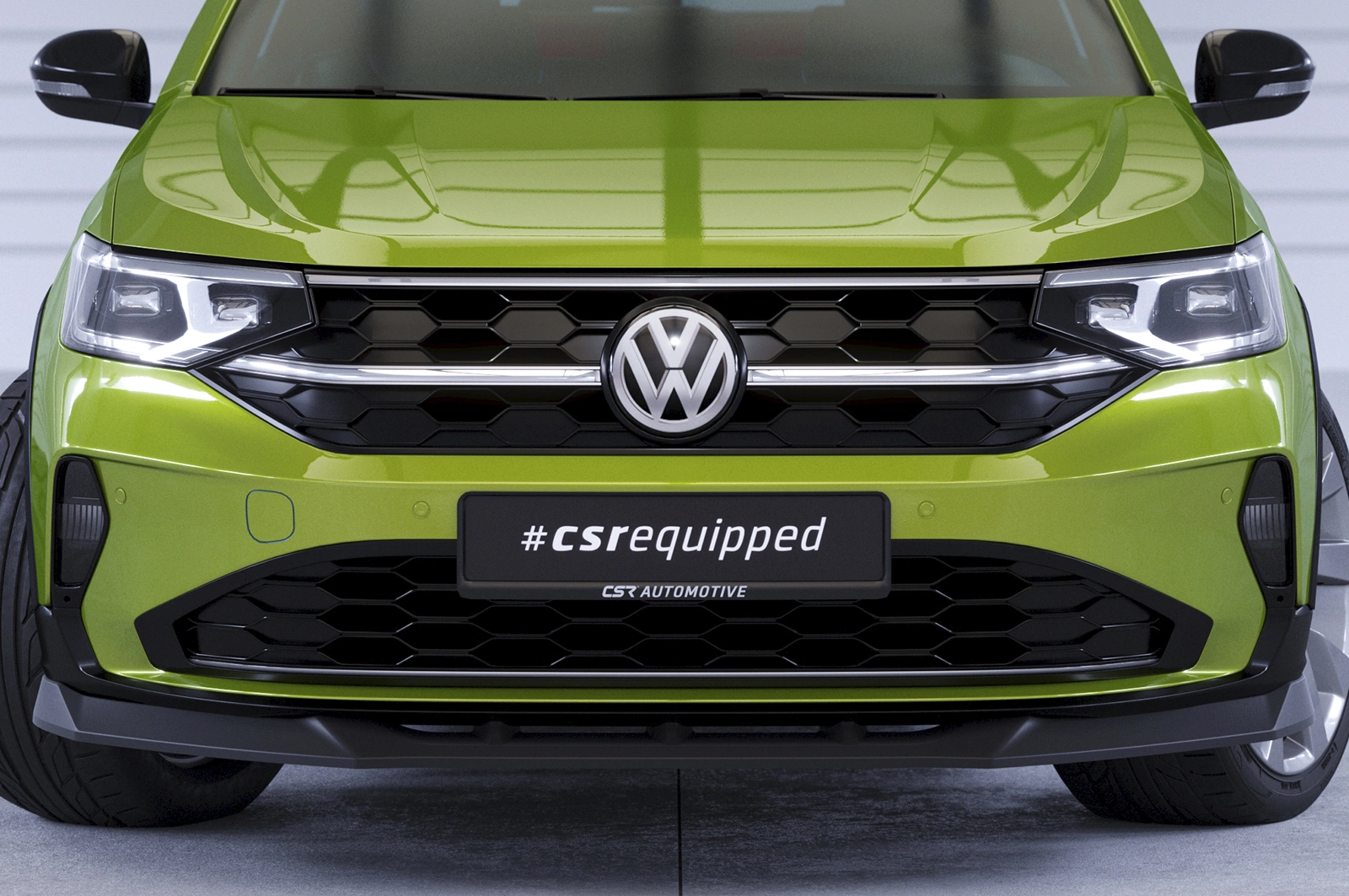 Voorspoiler VW Taigo (Typ CS) Glans Zwart (2021–) CSR