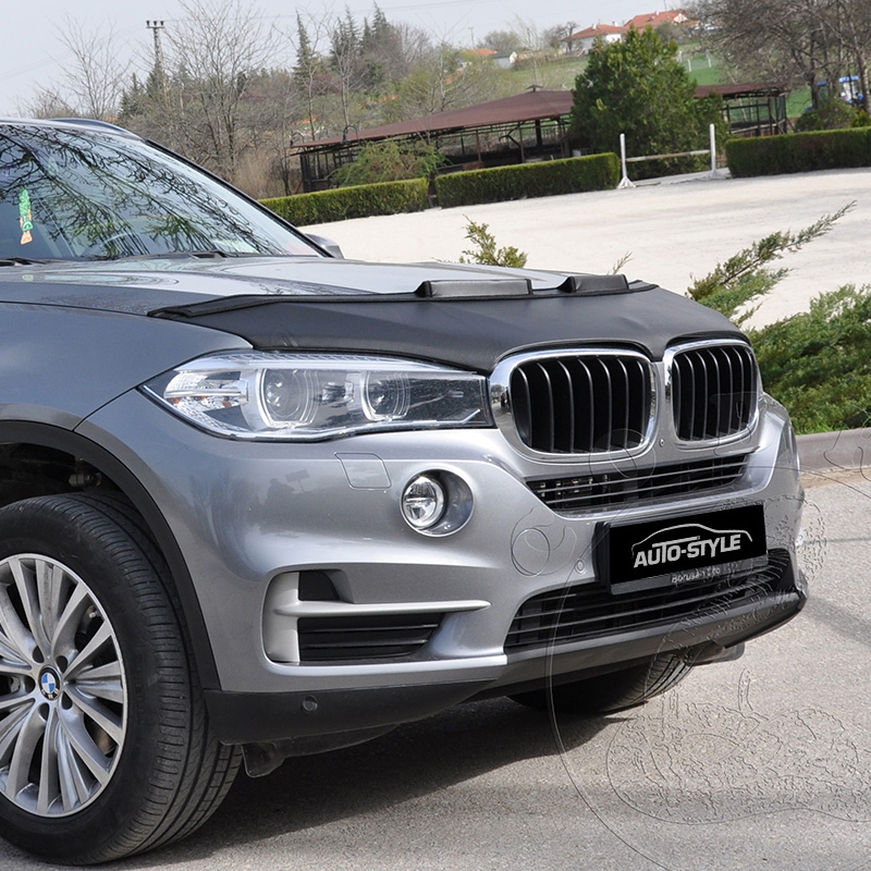 Motorkapsteenslaghoes  BMW X5 F15 2013- Zwart