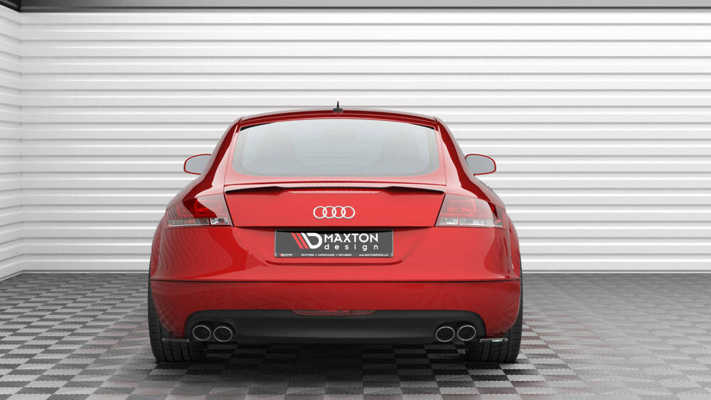 Achter Zij Splitters Audi TT 8J 3.2 Glanzend Zwart Maxton