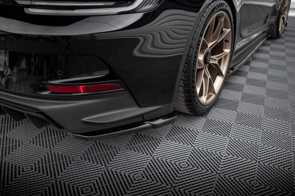 Zijdiffusers Porsche 911 992 GT3 Maxton Glans Zwart