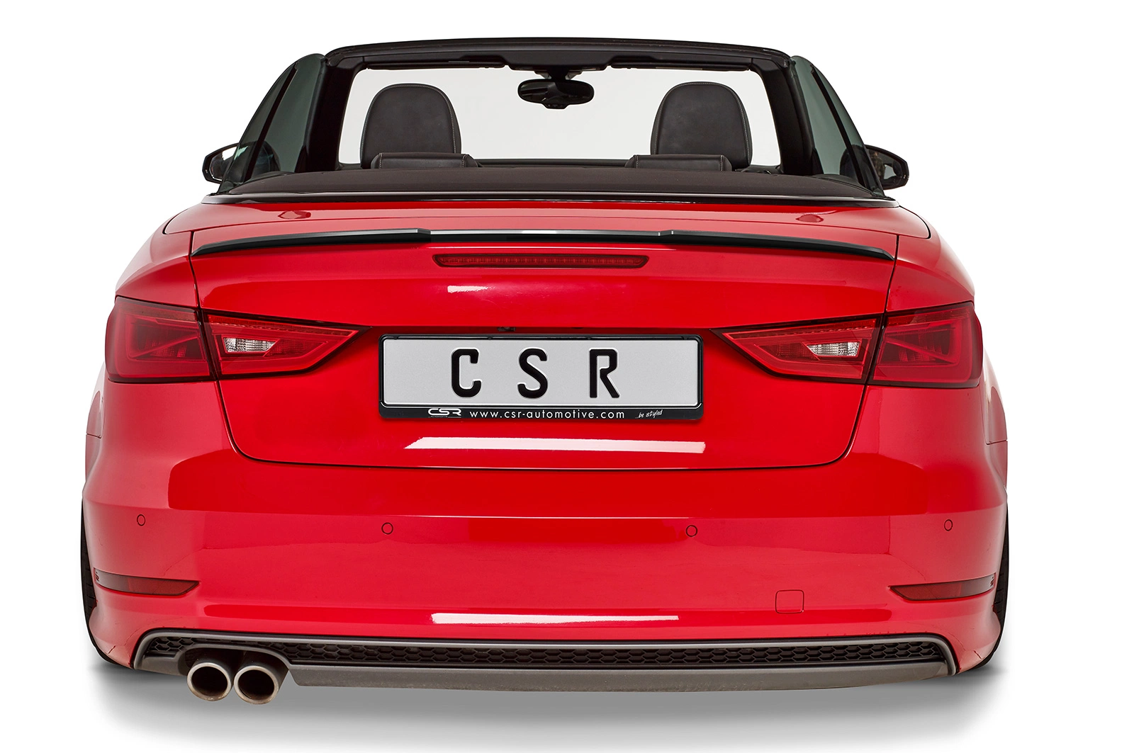 Achterspoiler Audi A3 8V Cabriolet (01/2014–) Glans Zwart – CSR Automotive