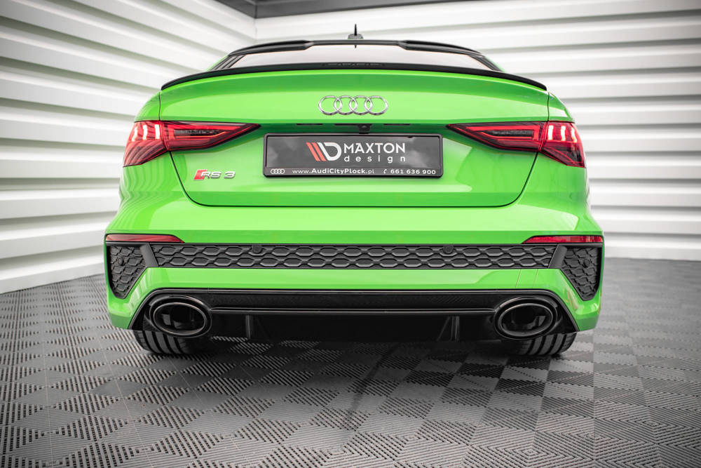 Diffuser Audi RS3 8Y Maxton Glans Zwart