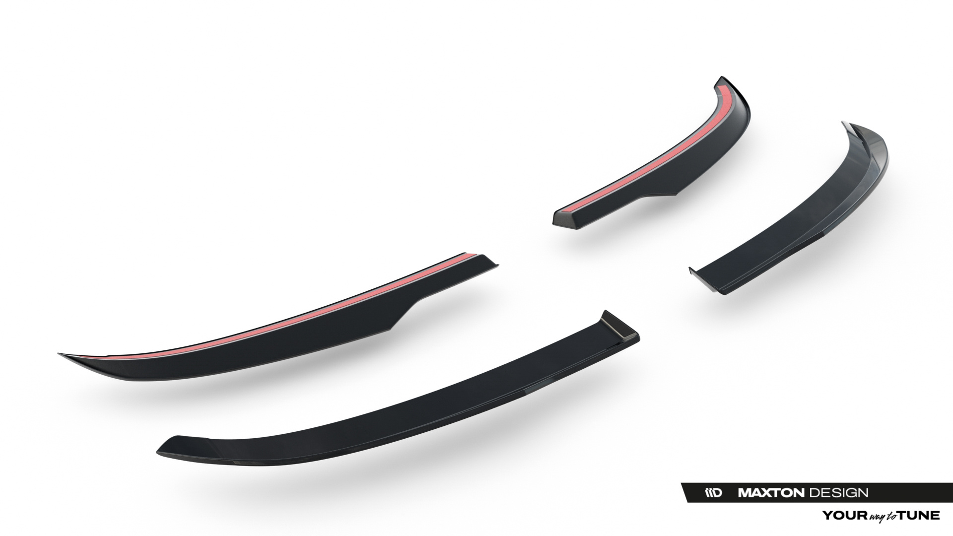 Upper Spoiler Cap Omoda 9 Mk1 Maxton Glanzend Zwart