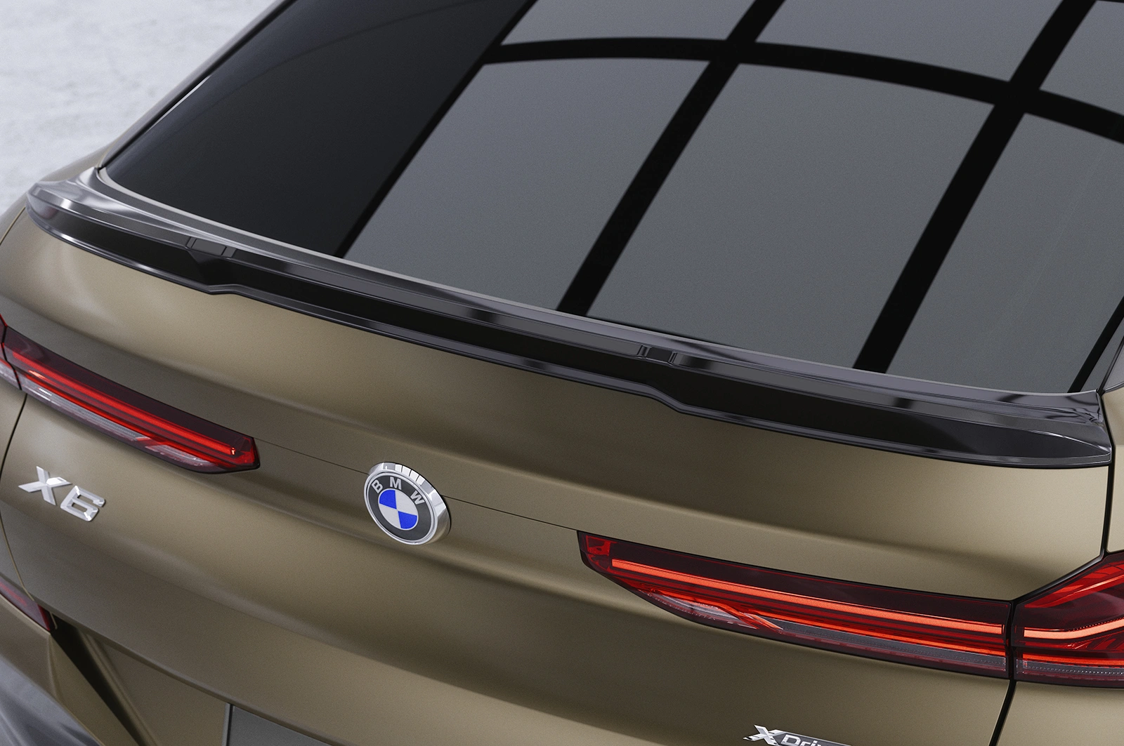 Achterspoiler BMW X6 (G06) glans zwart 2019–
