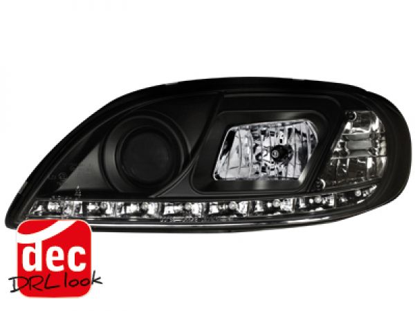Faros Citroen Saxo 00-04 Los ojos del Diablo Dayline negro