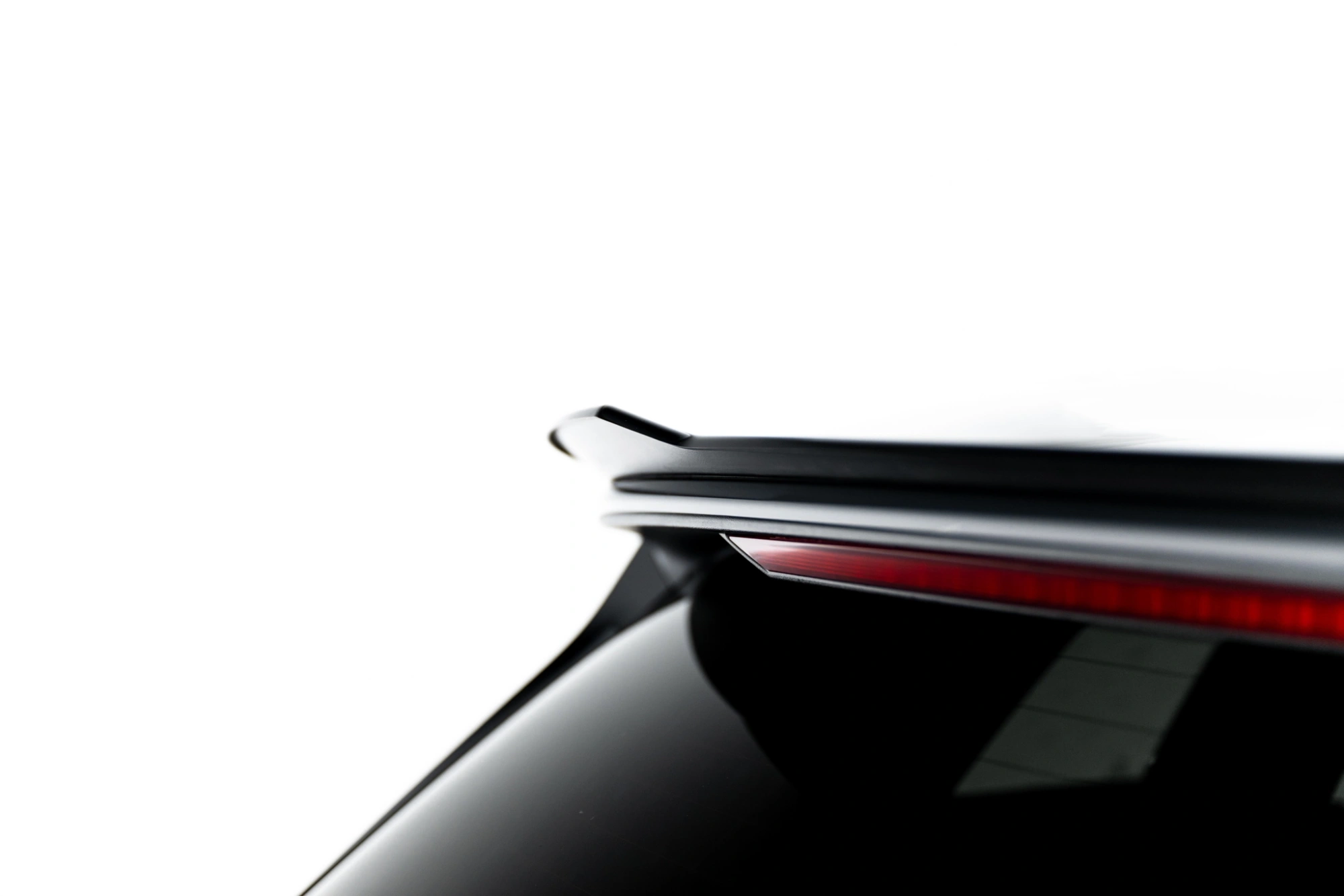 Spoiler Cap Audi Q6 e-tron Standard / S-Line / SQ6 e-tron SUV & Sportback Mk1 (2023–heden) – Glans Zwart