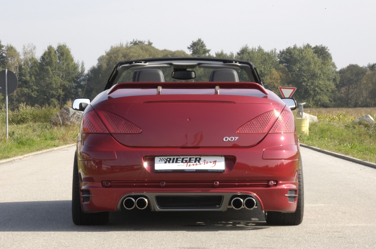 Achteraanzet Carbon diffuser-look Peugeot 307 CC Rieger