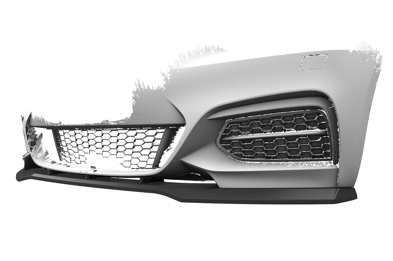 Voorspoiler BMW 2er (F22/F23) M-Paket Glans Zwart – CSR Automotive