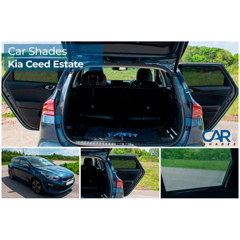 Set Car Shades (achterportieren)  Kia Cee'd (CD) SW Wagon 2018- (2-delig)