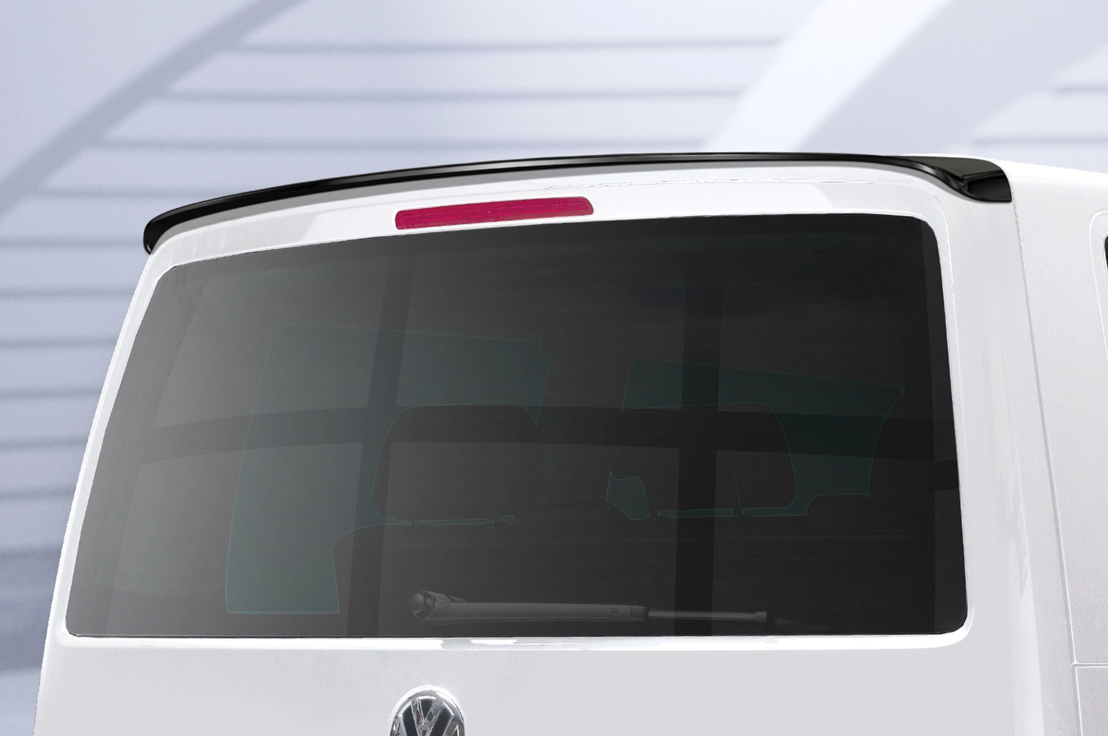 Achterspoiler VW T6 / T6.1 Bus (2015–2019 / 2019–) Glans Zwart – CSR Automotive