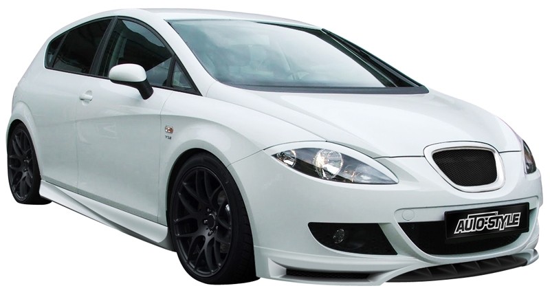 Voorspoiler Seat Leon 1P 05-09 excl. FR/Cupra (ABS)
