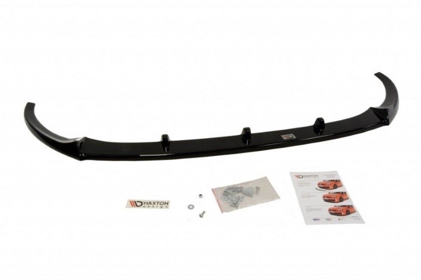 Voorspoiler Opel Corsa E OPC/VXR Maxton Design glans zwart V.2