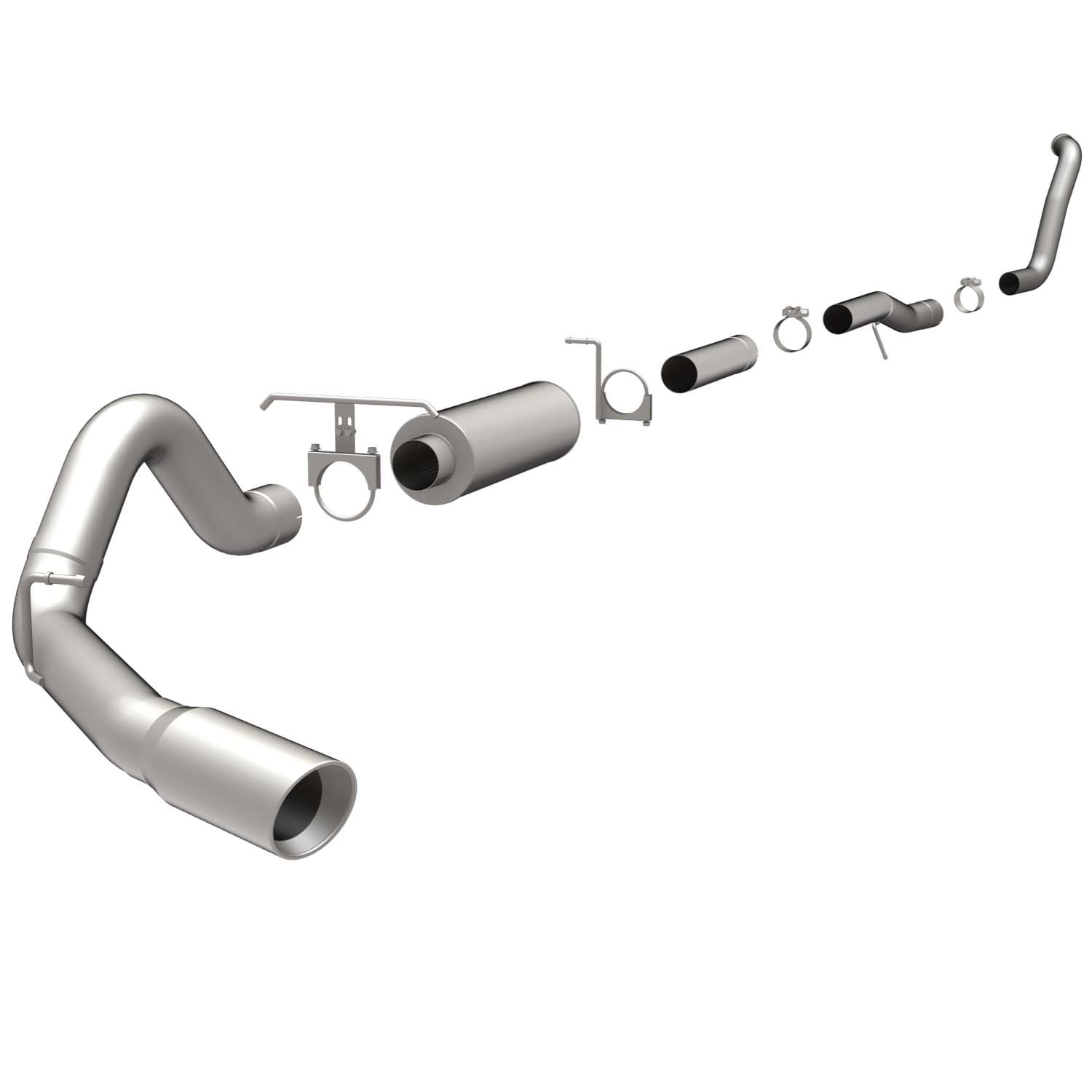 Ford Sys TB 03- Ford Excursion 6.0L 4" Magnaflow Cat-Back
