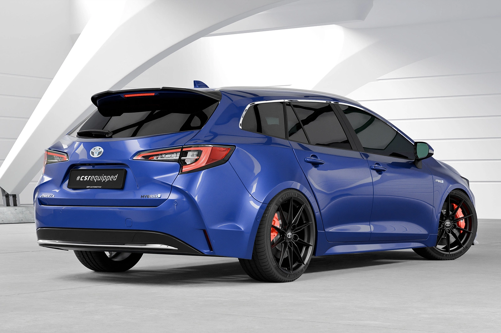Achterspoiler Toyota Corolla (E210) Touring Sports glans zwart CSR