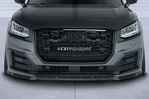 Voorspoiler Audi Q2 S-Line CSR Glans Zwart