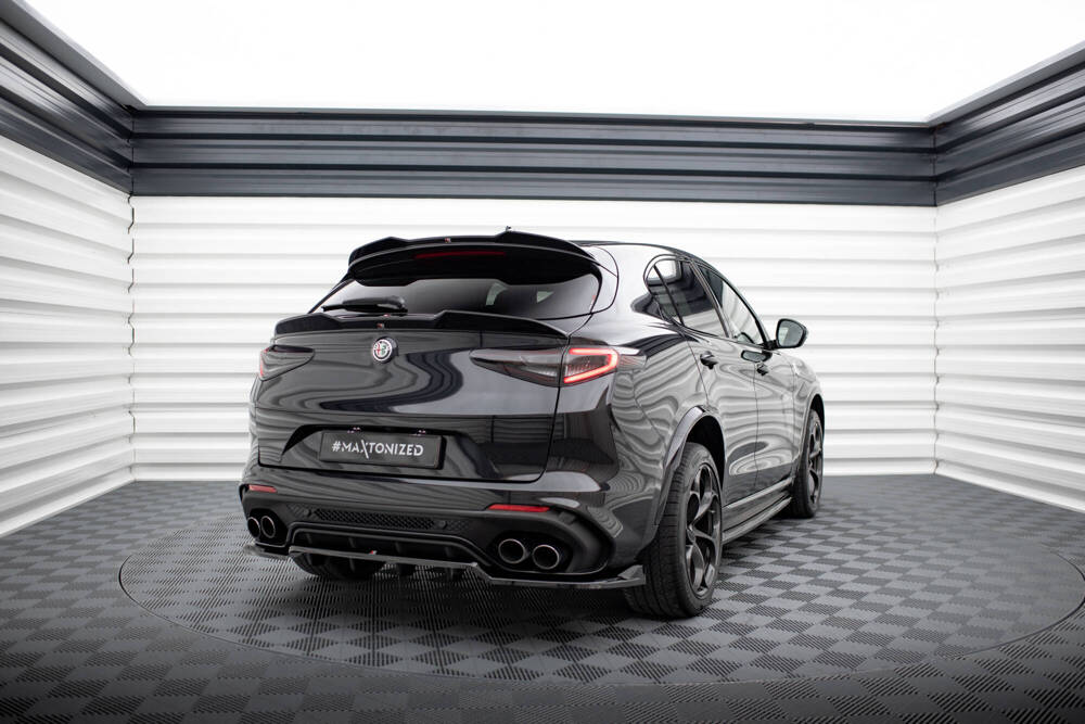 Spoiler Alfa Romeo Stelvio Quadrifoglio Maxton Glans Zwart