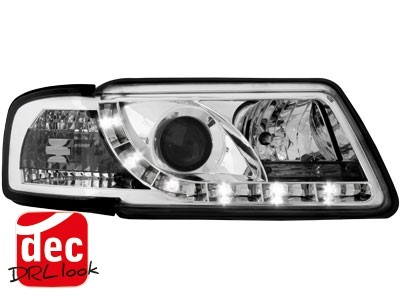 Faros Audi A3 8L LED Los ojos del Diablo Dayline cromo