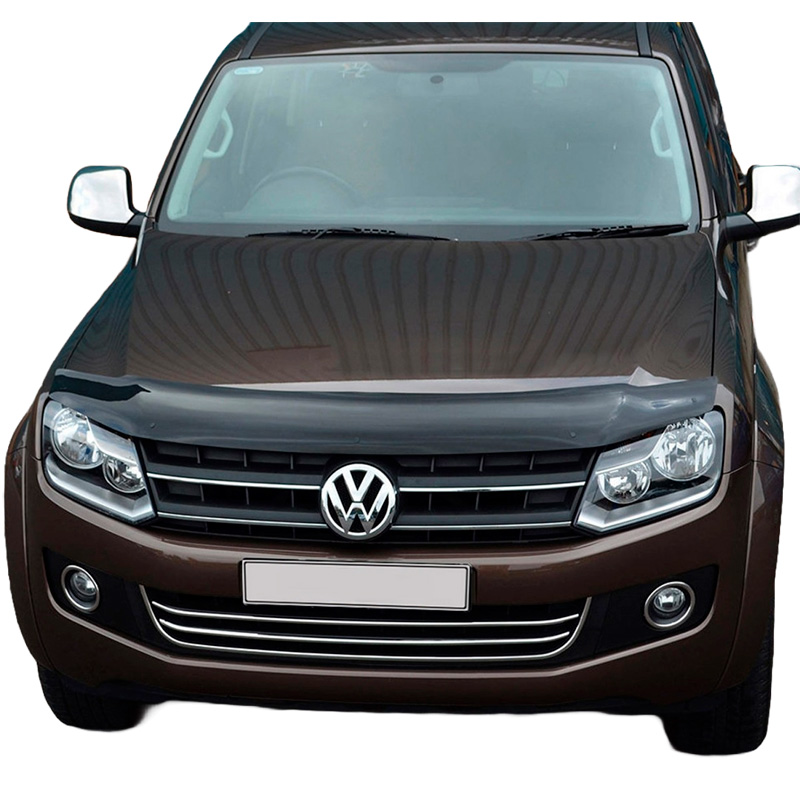 Motorkapbeschermer (steenslagcover)  Volkswagen Amarok MK1 2010-2022 - Glanzend zwart