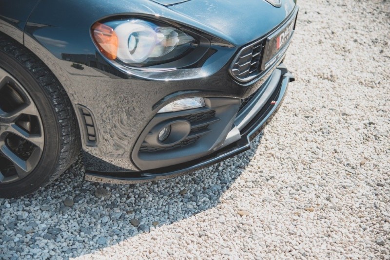 Voorspoiler Fiat 124 Spider Abarth Glanzend Zwart