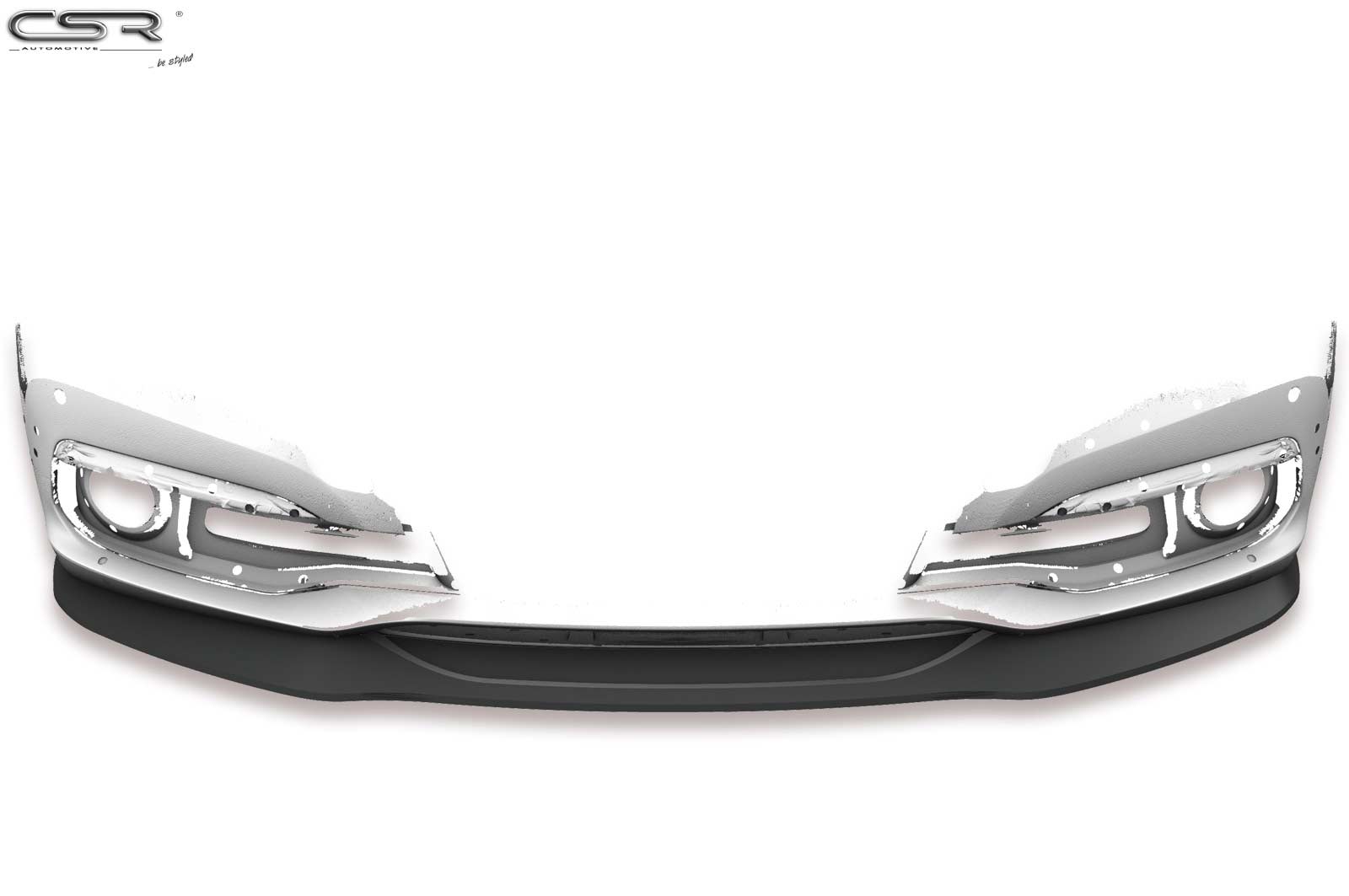 Voorspoiler BMW 3-Serie F30/F31/F34 Glans Zwart