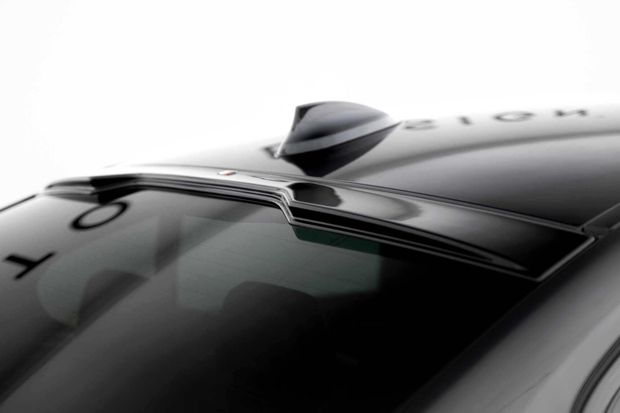 Raam Spoiler BMW M550i / 5 M-Pack Sedan G30 Maxton Glanzend zwart