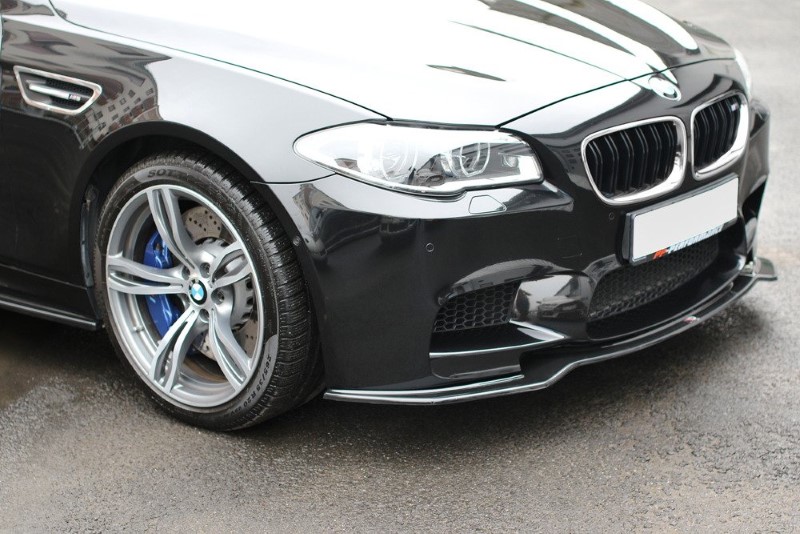 Voorspoiler BMW M5 F10/ F11 Glanzend Zwart