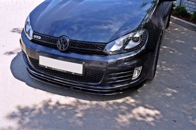 Voorspoiler VW Golf 6 GTI Glans Zwart