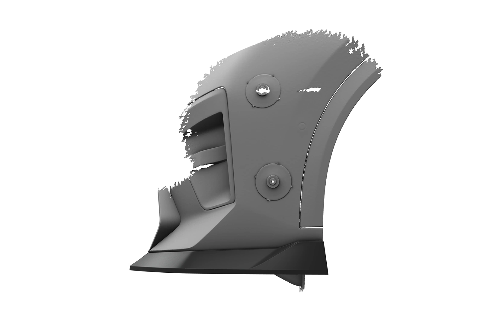 Voorspoiler BMW X2 / iX2 (U10) glans zwart