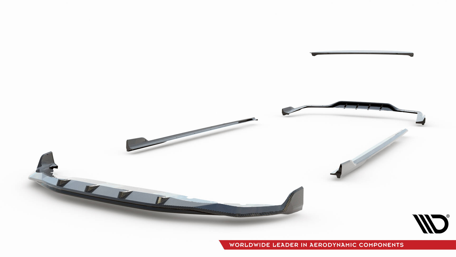 Bodykit Carbon Fiber Splitters BMW 7 M-Pack G11 Facelift (2019–2022)