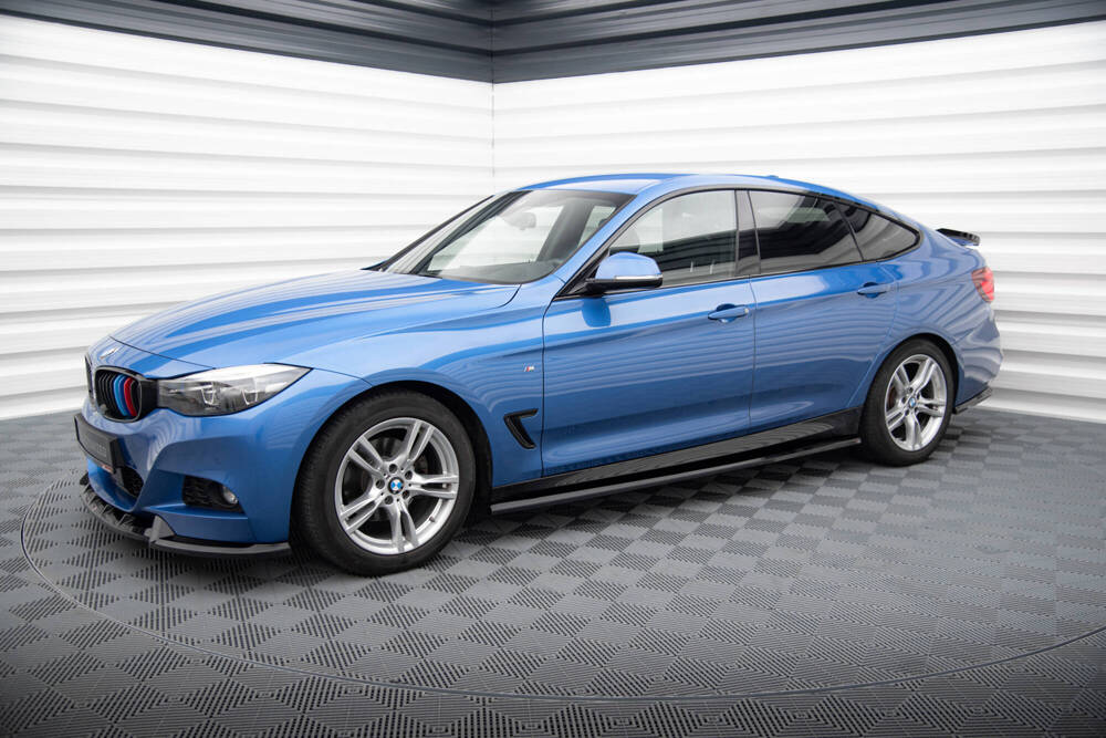 Zijskirts BMW 3 Serie M Pakket GT F34 FL Maxton Glans Zwart