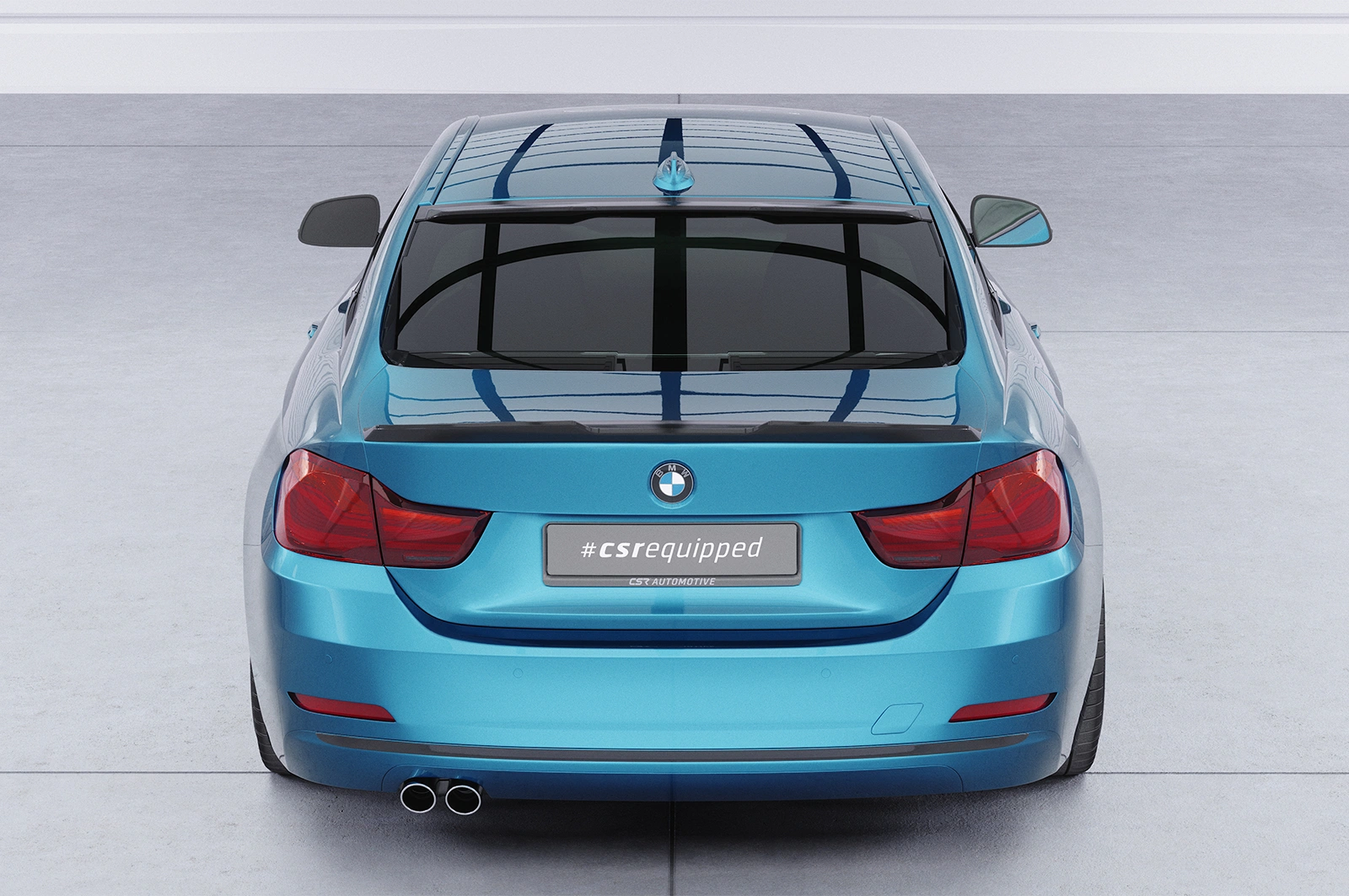 Achterspoiler BMW 4er F32 Coupe glans zwart