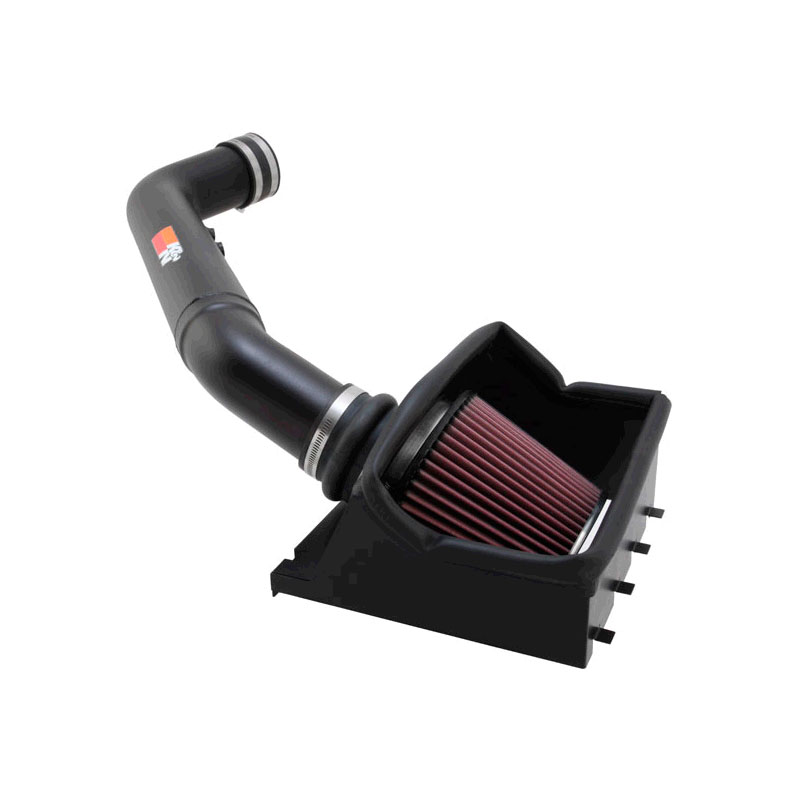 K&N High Performance Air Intake Kit  Ford F250/F350 Super Duty 6.2L V8 2011-2016 - Zwart (77-2582)
