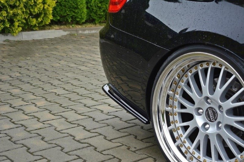 Achterzij Spoilers BMW 3 E92 M-PACK FACELIFT Glanzend Zwart