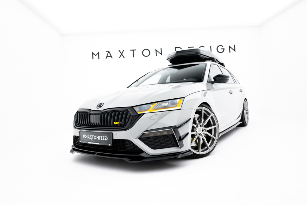 Voorspoiler V.4 Skoda Octavia RS MK4 Maxton