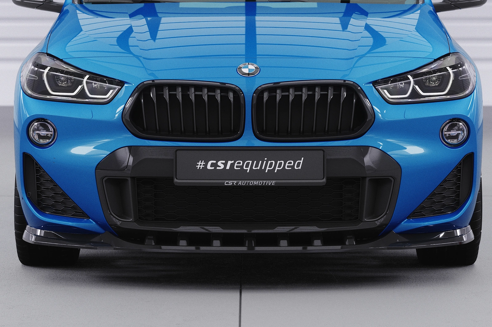 Voorspoiler BMW X2 F39 M-Paket Glans Zwart van CSR Automotive (2018-)