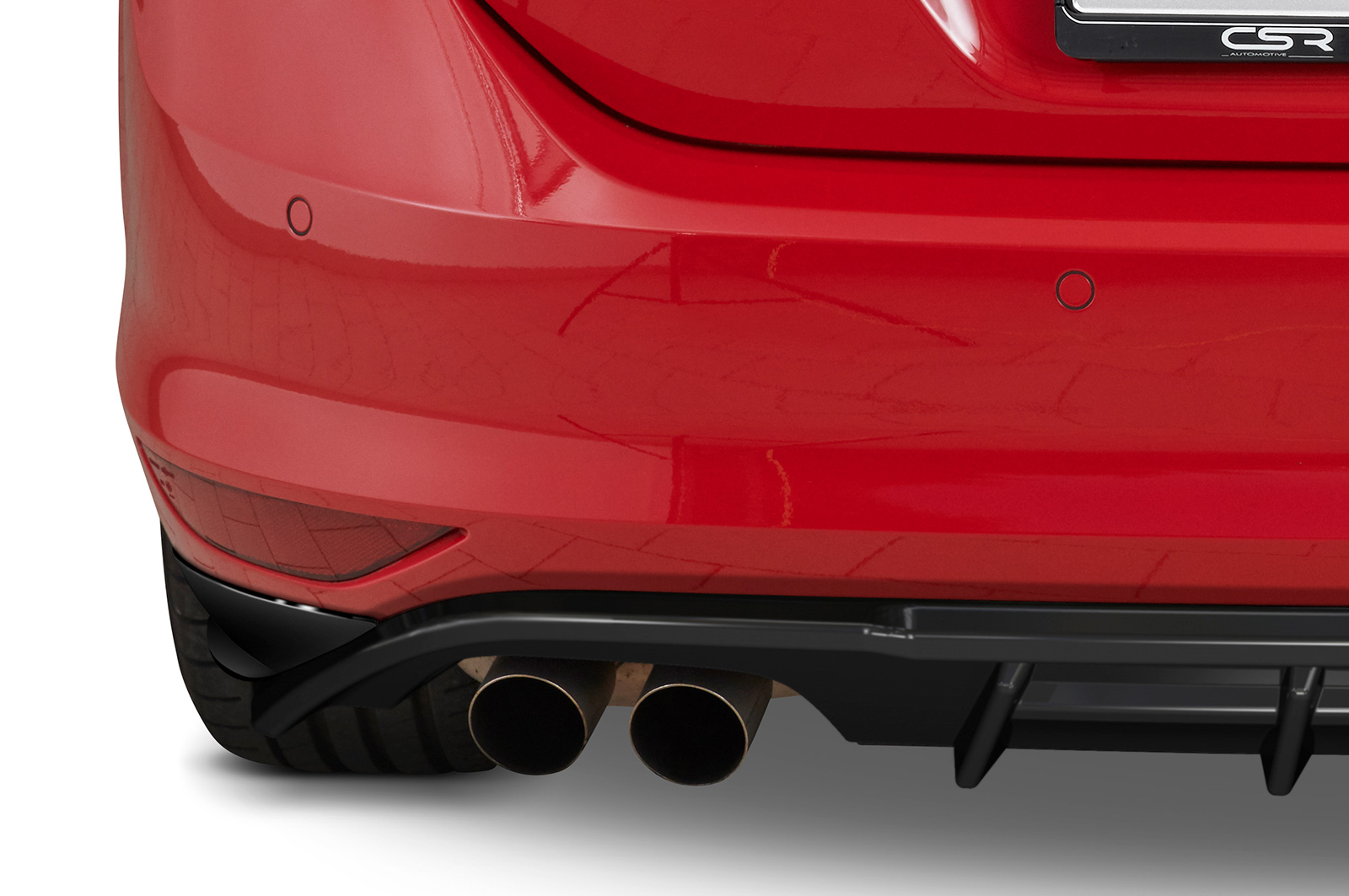 Achter zijskirts VW Golf 7 Variant CSR glans Zwart