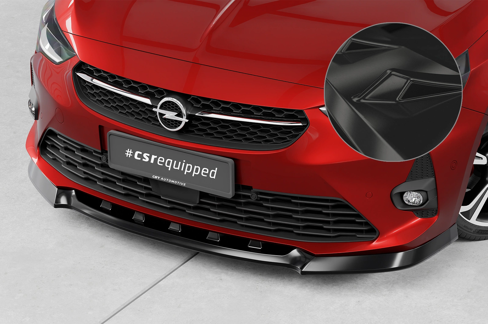 Voorspoiler Opel Corsa F GS-Line glans zwart 07/2019–