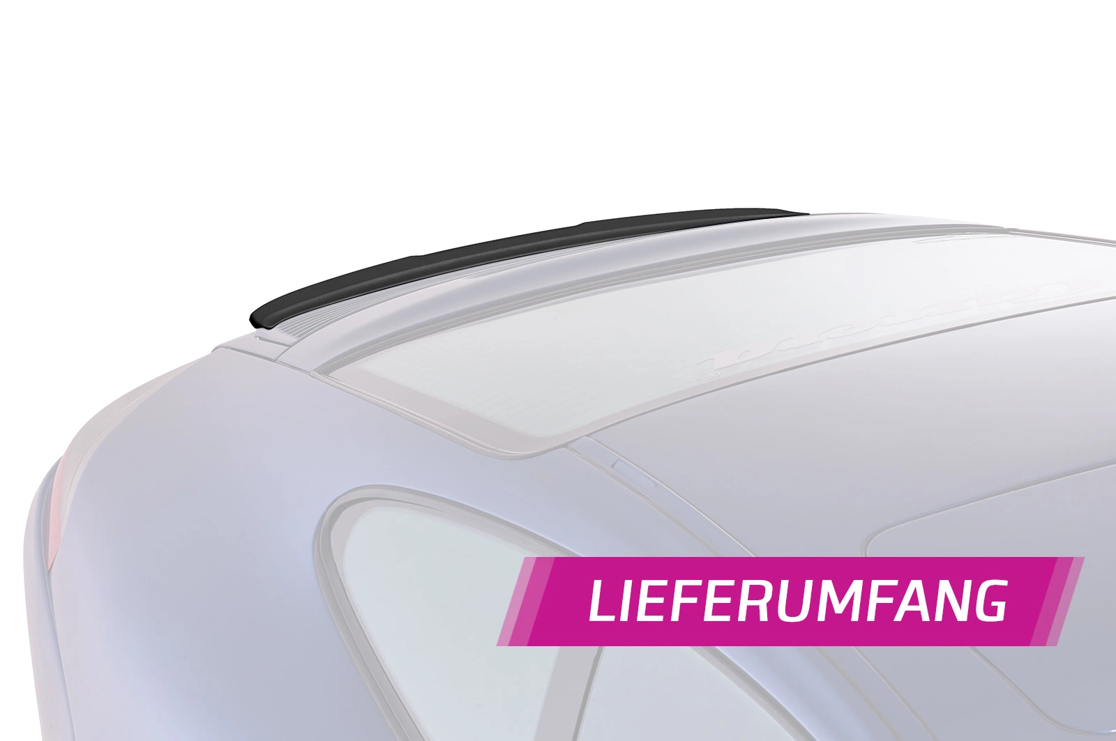 Achterspoiler Porsche 911/996 Glans Zwart van CSR Automotive (1997-2006)