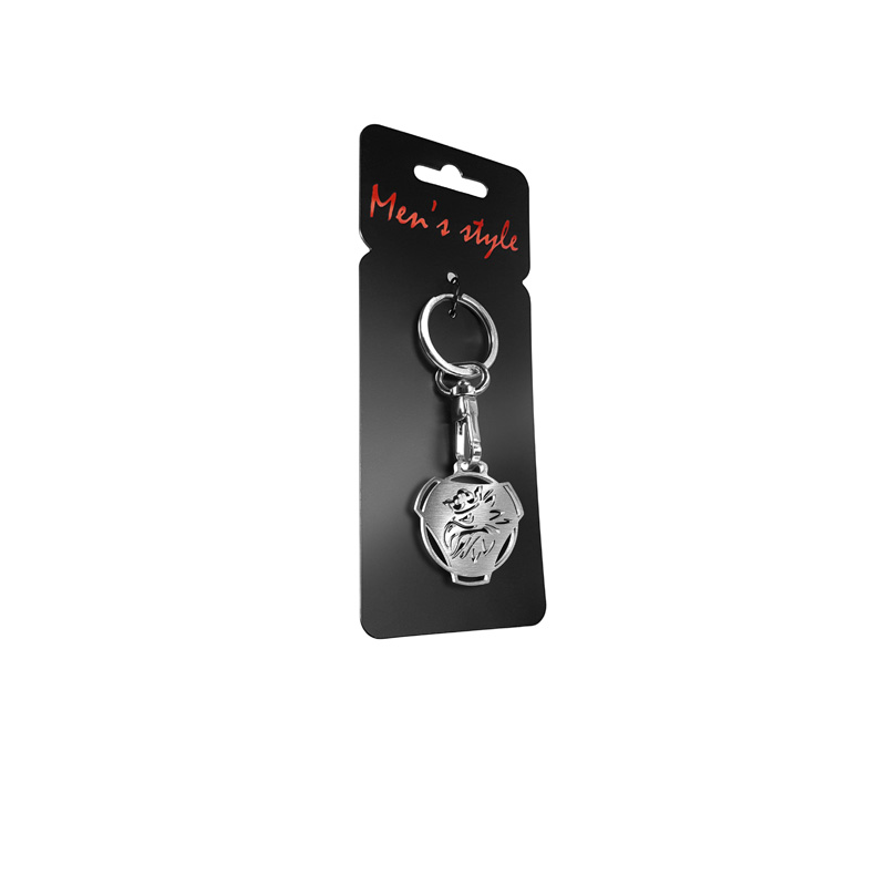 RVS sleutelhanger - 'Scania Klein' (Zilver)
