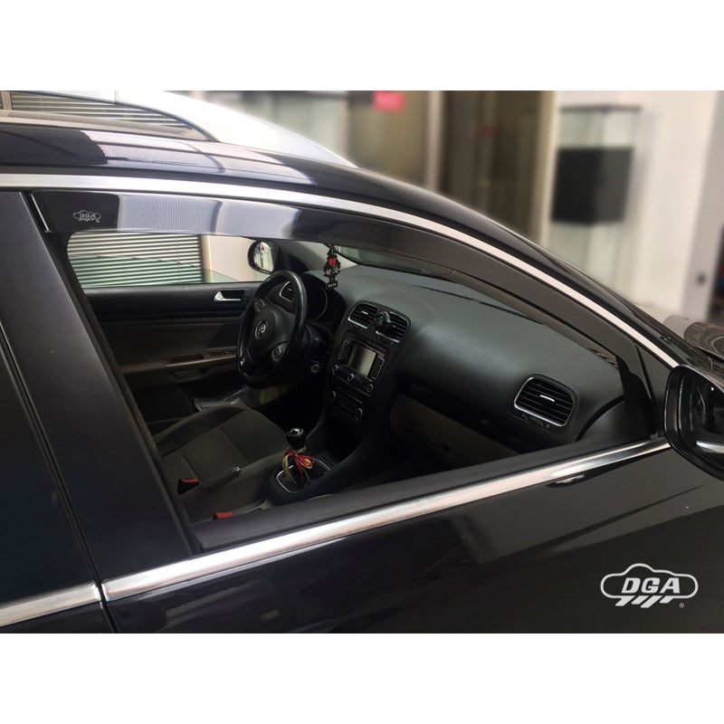 DGA Zijwindschermen  Volkswagen Golf VII HB 5-deurs/Variant 2012-2020 (2-delig)